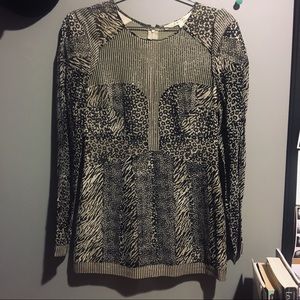 SOLD ✨ WALTER silk lurex blouse Size 2